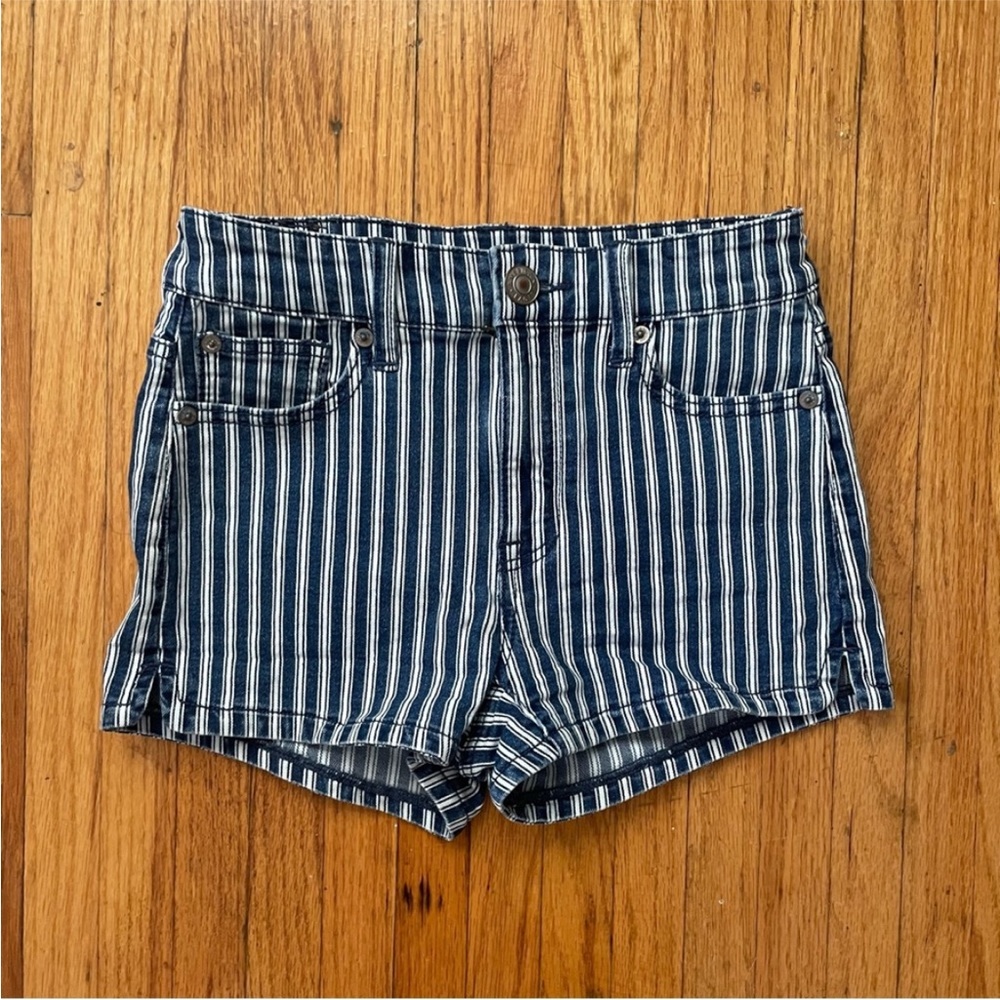 American Eagle Striped Hi-Rise Shortie - Picture 2 of 7